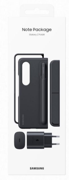 Samsung kit pouzdro + Galaxy S-pen + rychlonabíječka pro Z Fold 4, černá