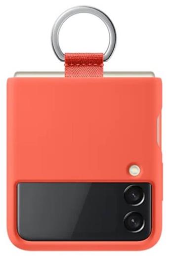 Samsung Silikonový kryt s držákem Z Flip3 Coral