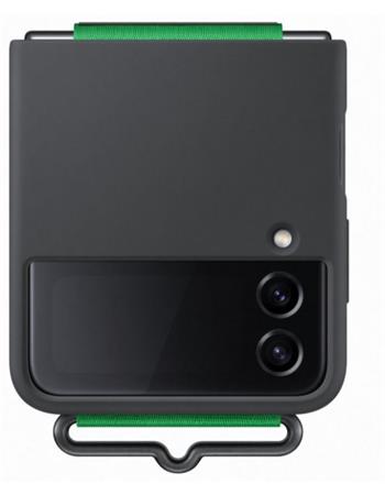 Samsung silikonový kryt s poutkem pro Galaxy Z Flip 4, černá