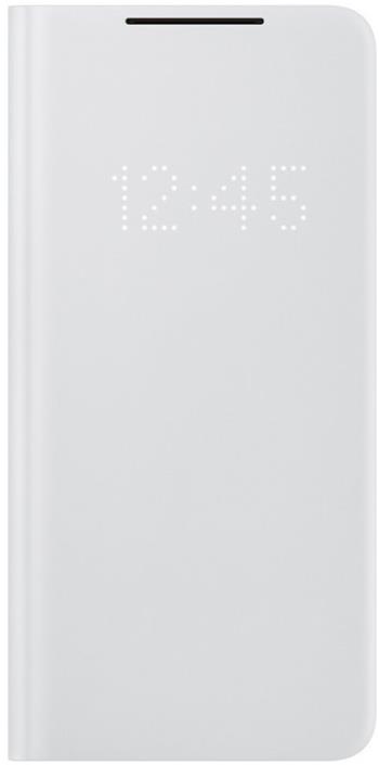Samsung Flipové pouzdro LED View pro S21+ Light Gray