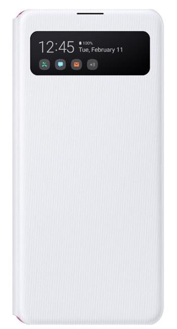 Samsung Flipový S View kryt pro Galaxy A41 White