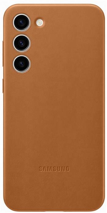 Samsung Leather Case Galaxy S23+, Brown