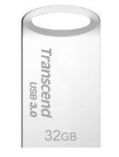 Transcend Jetflash 710s flashdisk 32GB USB 3.0 kovový, stříbrný